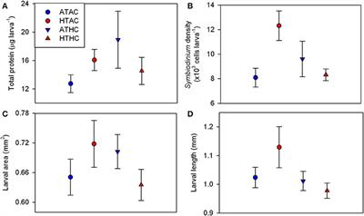 Host and Symbionts in Pocillopora damicornis Larvae Display Different Transcriptomic Responses to Ocean Acidification and Warming